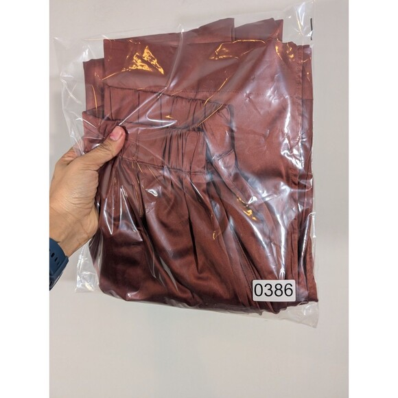 Express Womens Sleepwear Pull on Satin Wide Leg Pants Sz XL Luxe Mob Wife Mature - Picture 7 of 7